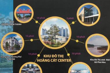 Đất nền Bình Phước, hot với dự án khu đô thị Hoàng Cát Center. LH: 0963097087
