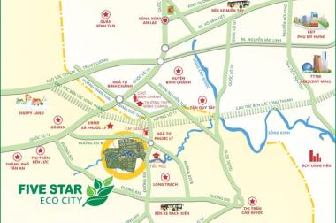 Khu đô thị Five Star Eco City, sau chợ Bình Chánh,Tập đoàn Địa ốc Cát Tường  tung 500 nền 