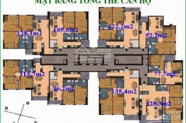 Bán căn hộ chung cư  Viện Chiến Lược và Khoa Học Hình Sự Bộ Công An 96,2m2 , 2 ngủ đầy đủ nội thất