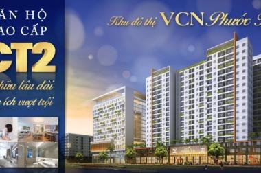 Bán căn góc chung cư CT2 VCN Phước Hải view đường Võ Nguyên Giáp 79.9m2 chênh 250 triệu.