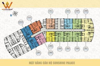 Bán căn hộ Full nội thất cao cấp chung cư Sunshine Palace Hoàng Mai,Hà  Nội diện tích 79m2 giá 2.3 tỷ