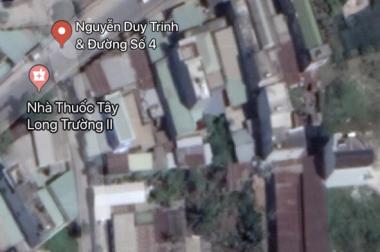 Đất Long Trường Quận 9 đường Nguyễn Duy Trinh mặt tiền đường 6m, giá 1,3 tỷ/nền