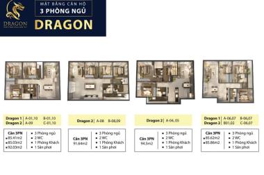 Dragon 1 Chênh 95 Triệu - Tầng trung, view Đông Nam Tầng cực kì đẹp.LH 0932946501
