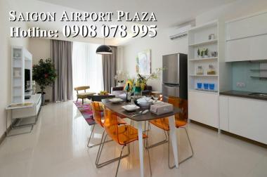 Bán CH 1PN, có nội thất, diện tích 57m2, Sài Gòn Airport Plaza, giá tốt nhất dự án, 0908 078 995