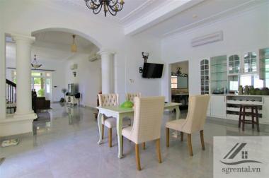 Cho thuê villa Thảo Điền 750m2, 5PN, full nội thất, giá 105 triệu/tháng (4500$)