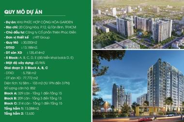 Bán căn hộ Cộng Hòa Garden gần sân bay Tân Sơn Nhất 2 PN, từ 2 tỷ 2, LH ngay: 0776.109.331