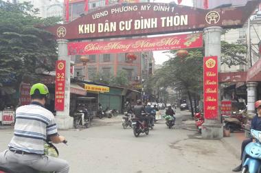 Bán đất 64m2 đầu làng Đình Thôn, 2 mặt đường rộng 7m, phù hợp kinh doanh