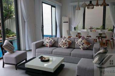 Cho thuê villa compound Thảo Điền, 300m2, 4PN, nội thất đầy đủ, giá 106 tr/th, LH 0909246874