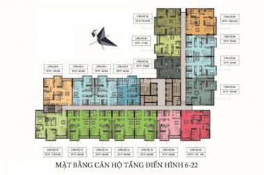 Bán căn hộ 70m2, giá 1.6 tỷ, full nội thất, tiện ích đầy đủ, view Vinhome chung cư KĐT Sài Đồng