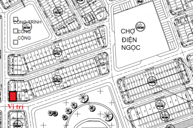 Bán đất 2 mặt tiền, E10 54, KĐT số 9 Điện Ngọc