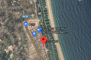 Cần tiền, bán nhanh lô tái định cư Phú Lạc, 213m view biển giá 1,45 tỷ