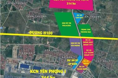 Đầu tư đất nền cạnh nhà máy Samsung Bắc Ninh chỉ với 300 triệu, sổ đỏ lâu dài LH: 0986329050