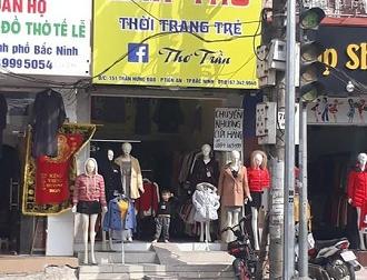 Cần sang nhượng shop thời trang, tại 151 Đường Trần Hưng Đạo, tp Bắc Ninh