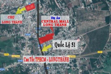 Cần bán đất đối diện mặt tiền chợ mới Long Thành, SHR, thổ cư 100%, LH PKD 0937 847 467