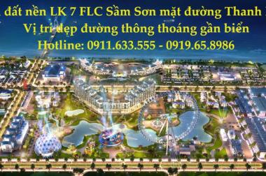 Bán đất FLC Sầm Sơn  - LK7 mặt đường Thanh Niên 