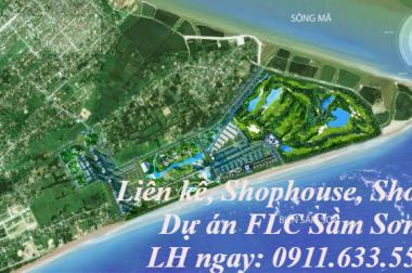 Mở bán liền kề, biệt thự FLC Lux City Sầm Sơn, giá siêu rẻ chỉ từ 15tr/m2 