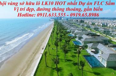 Bán đất LK10 dự án FLC, Sầm Sơn, Thanh Hóa 