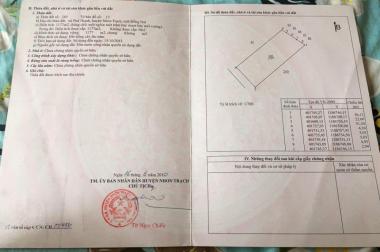 Bán đất Nhơn Trạch - Đồng Nai - 13/249, giá 7,5tr/m2. Liên hệ: 0932.117.317
