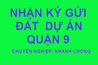 Bán đất nền biệt thự dự án Phú Nhuận, Phước Long B, Quận 9. Sổ đỏ, giá tốt