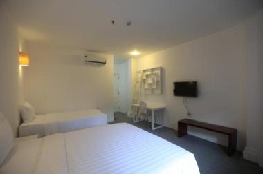 Cho thuê khách sạn mặt tiền Nguyễn thái Học, Q1, dt: 4x30m 7 lầu, 27 phòng full nội thất cao cấp