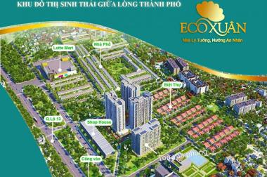 Thiếu vốn KD cần sang nhượng gấp giá rẻ CH Eco Xuân. Giá 1.250 tỷ, 60m2. LH: 0931778087 