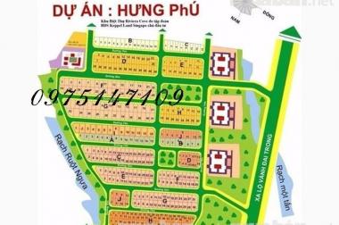 Chủ đất cần tiền kinh doanh bán gấp nền H, dự án KDC Hưng Phú, Quận 9, vị trí đẹp