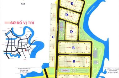Đất biệt thự view sông rẻ nhất KDC Nam Long, Phú Thuận, DT 8x20m, giá 11,5 tỷ