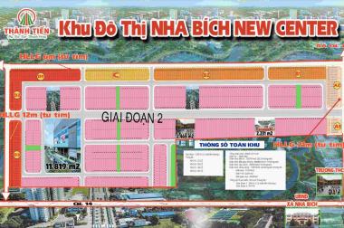 Bán đất nền dự án tại Dự án Nha Bích New Center, Chơn Thành,  Bình Phước diện tích 150m2  giá 266 Triệu