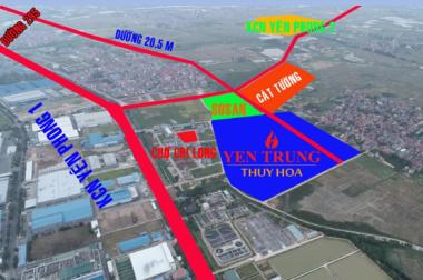 Dự án đất nền khu đô thị mới Yên Trung - Thụy Hòa , Yên Phong , Bắc Ninh - Cơ hội đầu tư - ĐẤT  NỀN SỔ ĐỎ VĨNH VIỄN   - Lh :0944141593