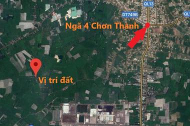 Đất thị trấn Chơn Thành Bình Phước gần ngã 4 Chơn Thành 340m2 giá chỉ 270tr Sổ Hồng Riêng