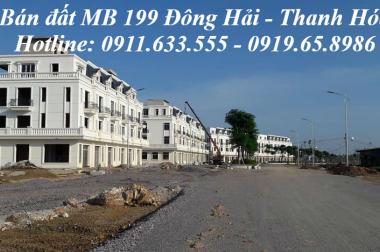 Bán 2 căn liền nhau MB 199 Đông Hải Thanh Hóa - vị trí đẹp , giá rẻ  