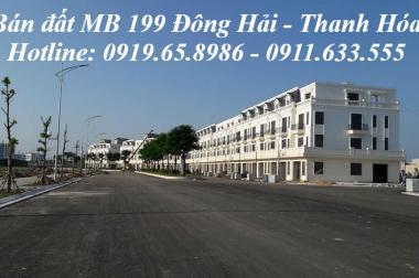 Bán đất MB 199 Đông Hải, TP Thanh Hoá - 2 căn liền nhau 