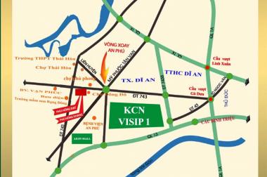 Bán đất nền trung tâm thị xã Thuận An, sổ hồng riêng, giá tốt đầu tư, an cư. LH 0931778087