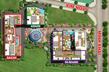 Chính chủ cần bán gấp căn 73.67m2, 2 PN, tòa Asahi, dự án HinodeCity, giá chỉ 3,35 tỷ. LH 0984094326