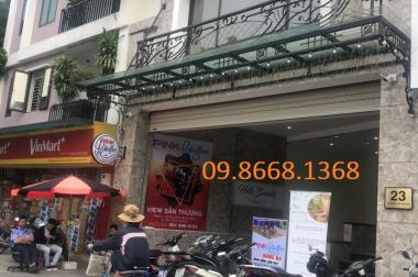 Cho thuê Cửa hàng, MBKD, Văn Phòng tại tòa nhà mặt phố Nguyễn Văn Huyên,Cầu Giấy- 09.8668.1368