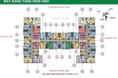 Chính chủ cần bán nhanh căn 67m tòa 282 Nguyễn Huy Tưởng, tầng đẹp giá 23.5 triệu - K qua sàn.