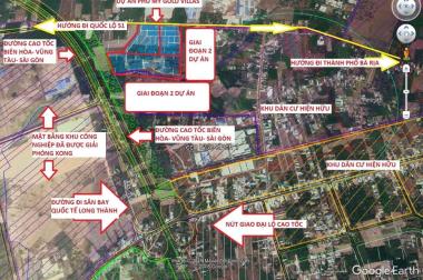 Bán lô góc mặt tiền đường 25m Phú Mỹ Gold thổ cư 100% SHR đất ở đô thị 1/500 Giá F1 0932397139