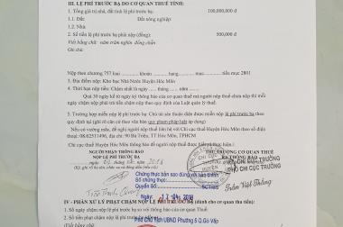 Chính chủ cần bán gấp nhà – Đường Đông Thạnh 1-1, Xã Thới Tam Thôn, Hóc Môn