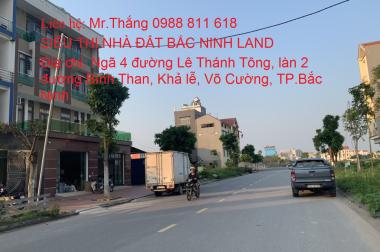 Bán gấp lô đất làn 2 Nguyễn Quyền, Khả Lễ, Võ Cường, TP.Bắc Ninh