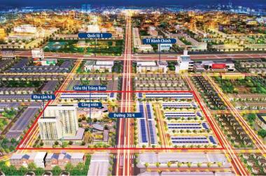Bán đất trung tâm thị trấn Trảng Bom, QL1A giá chỉ 1,395 triệu đối diện siêu thị _ Lh:0909.424.058
