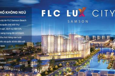 Cần bán căn nhà phố thương mại FLC Sầm Sơn, Lux City, hướng đông nam view hồ điều hoà.