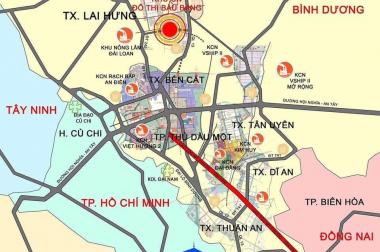  Dự án Golden Future City, Bàu Bàng,  Bình Dương dt 80m2 giá 610 Triệu/nền hổ trợ thanh toán tới 6 tháng 