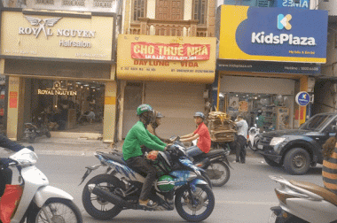 Cho thuê nhà 3 tầng mặt phố 342 Bạch Mai, Quận Hai Bà Trưng, Hà Nội