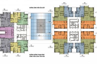 Cho thuê văn phòng tòa Sky Park Tôn Thất Thuyết ,Cầu Giấy 400M2,200m2 giá 230 nghìn/m2. 0902.173183