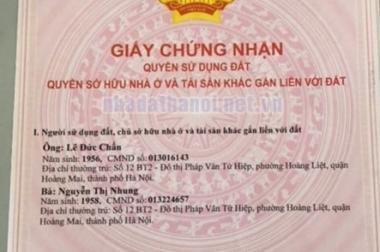  Bán nhà chính chủ liền kề số 2 đường 3 - 5 khu đô thị C2 Gamuda Trần Phú, Hoàng Mai
