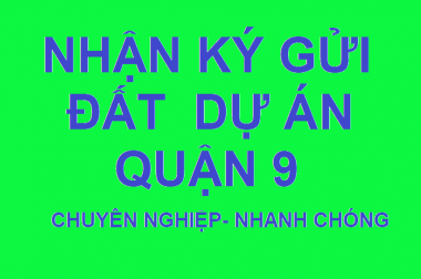 Bán đất nền thuộc dự án Đông Dương, đường Bưng Ông Thoàn, quận 9