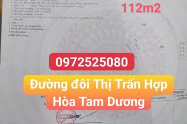 Đất TAM DƯƠNG KINH DOANH SINH LỜI CAO 112m2