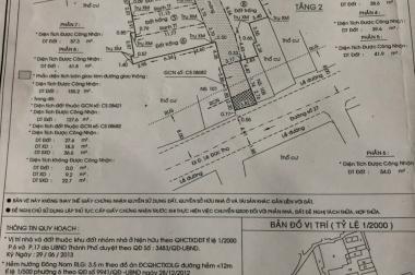 ​ Bán lô đất đường số 27, P.6, Gò Vấp: 36,8m2, giá: 2,85 tỷ.