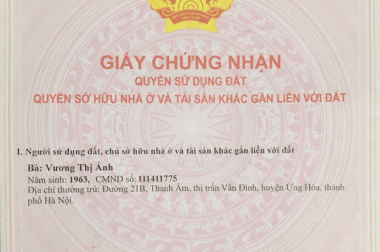 Chính chủ bán nhà mặt phố 50 Huỳnh Thúc Kháng, phường Yết Kiêu, Quận Hà Đông