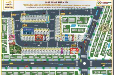 Đất nền TP Thuận An vòng xoay an phú thich hợp ở kinh doanh buôn bán đầu tư 65 đến 95m2 .